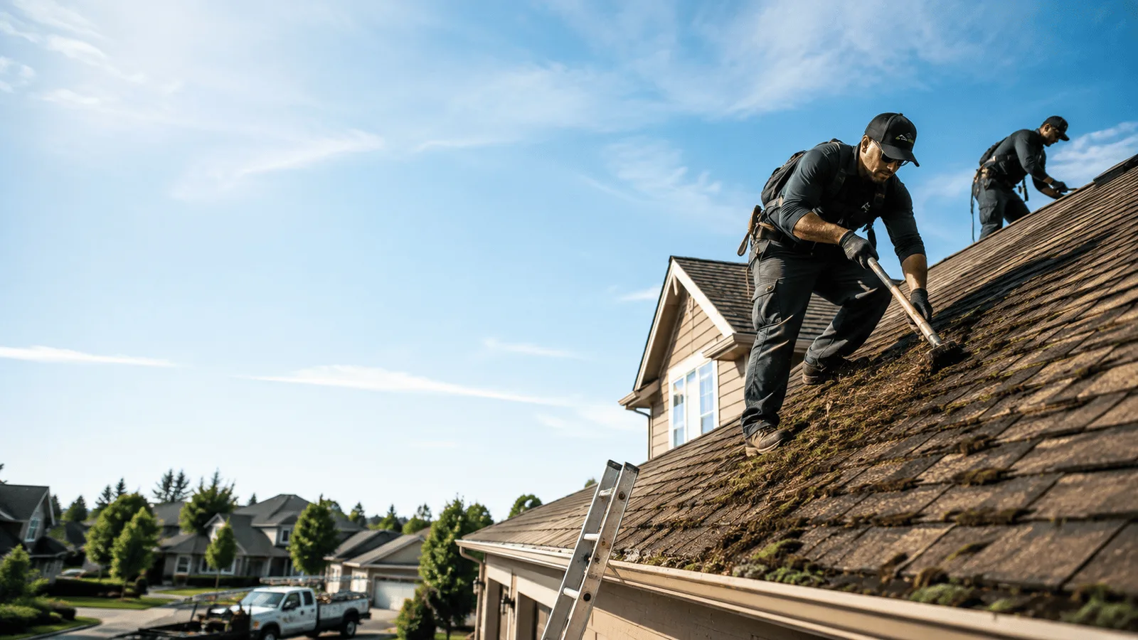 Roof Moss Removal in Stringtown, OK near me
